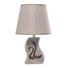 Настольная лампа«Лебеди» Е14 40 Вт серый 20×20×32 см - Фото 7