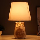 Настольная лампа«Филин» Е14 40 Вт коричневый 20×20×32 см - Фото 2