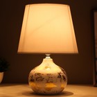 Настольная лампа «Паттио» Е14 40 Вт белый золото 20×20×29 см - Фото 2