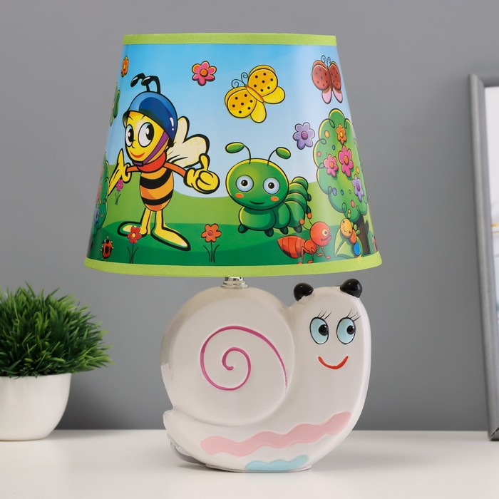 Настольная лампа «Улитка» Е14 40 Вт 20×20×31 см - Фото 1