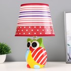 Настольная лампа «Совушка» Е14 40 Вт цветной 20×20×32 см - Фото 3