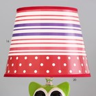 Настольная лампа «Совушка» Е14 40 Вт цветной 20×20×32 см - Фото 4