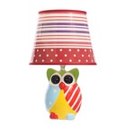 Настольная лампа «Совушка» Е14 40 Вт цветной 20×20×32 см - Фото 7