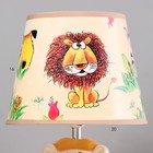 Настольная лампа «Лев» Е14 40 Вт белый 20×20×35 см - Фото 4