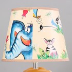 Настольная лампа «Лев» Е14 40 Вт белый 20×20×35 см - Фото 6