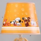Настольная лампа "Собачка" Е14 40Вт бежевый 20х20х37см - Фото 4