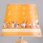 Настольная лампа «Собачка» Е14 40 Вт бежевый 20×20×37 см - Фото 5