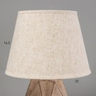 Настольная лампа "Татра" Е14 40Вт бежевый 22х22х34см - Фото 3
