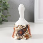 Колокольчик керамика «Узор пейсли», 6.5×6.5×10.5 см - Фото 1