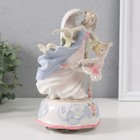 Сувенир керамика музыкальный "Ангел-хранитель и маленькая балерина" 11х12х19 см - Фото 2