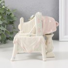 Сувенир музыкальный механический «Зайчик с ретро фотоаппаратом», керамика, 8.5×10.5×11 см - Фото 4