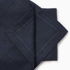 Набор салфеток Этель Linen collection 30х40 см - 4 шт,темно-синий, 100% лён 170 г/м2 - Фото 5