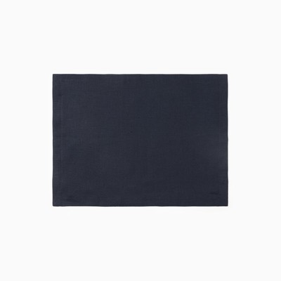 Набор салфеток Этель Linen collection 30х40 см - 4 шт,темно-синий, 100% лён 170 г/м2