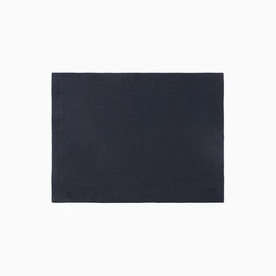 Набор салфеток «Этель» Linen collection, 30×40 см - 4 шт., 100% лён 170 г/м², тёмно-синий