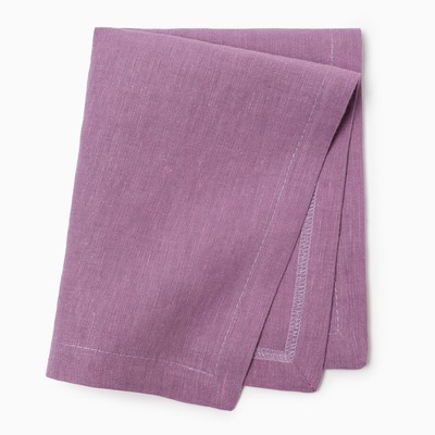 Салфетка «Этель», розовая, 30×40 см,100% лён 170 г/м²