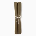 Салфетка Этель цвет хаки, 30х40 см,100% лён 170 г/м2 - фото 24003042