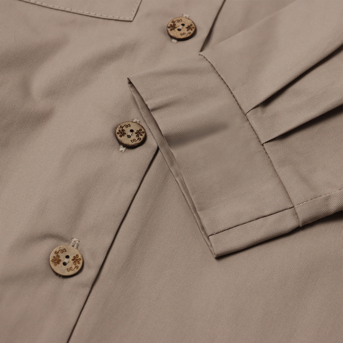 Костюм для девочки (Рубашка и шорты) MINAKU, цвет бежевый, рост 164 см