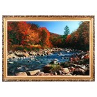 Картина с подсветкой "Пейзаж - Горная река" 112*75см - Фото 1