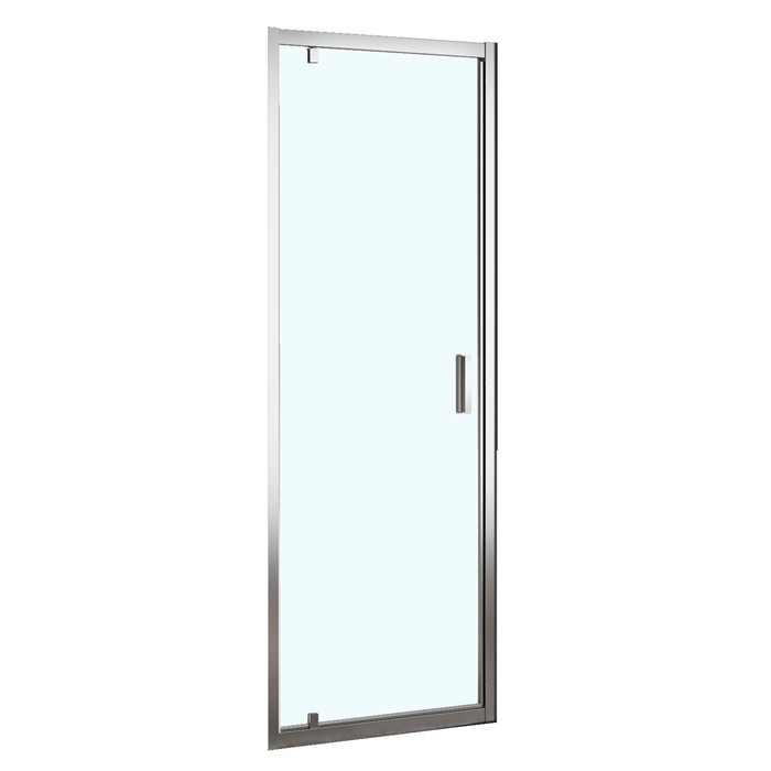 Душевая дверь в нишу Azario MILTON 700х2000 мм, стекло прозрачное 6 мм, профиль серебро - Фото 1