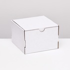 Коробка самосборная, белая, 15 х 15 х 10 см - фото 321500834