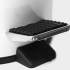 УЦЕНКА Ведро мусорное с педалью Stölz, 3 л, нержавеющая сталь, цвет белый - Фото 4