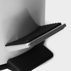 УЦЕНКА Ведро мусорное с педалью Stölz, 12 л, нержавеющая сталь, белое - Фото 3