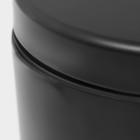 УЦЕНКА Ведро мусорное с педалью Stölz, 3 л, нержавеющая сталь, чёрное - Фото 6