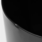 УЦЕНКА Ведро мусорное с педалью Stölz, 3 л, нержавеющая сталь, чёрное - Фото 7