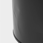 УЦЕНКА Ведро мусорное с педалью Stölz, 12 л, нержавеющая сталь, цвет чёрный - Фото 5