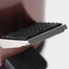 УЦЕНКА Ведро мусорное с педалью Stölz, 3 л, нержавеющая сталь, бронзовое - Фото 4