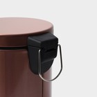 УЦЕНКА Ведро мусорное с педалью Stölz, 3 л, нержавеющая сталь, бронзовое - Фото 5