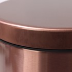 УЦЕНКА Ведро мусорное с педалью Stölz, 3 л, нержавеющая сталь, бронзовое - Фото 8