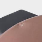 УЦЕНКА Ведро мусорное с педалью Stölz, 12 л, нержавеющая сталь, бронзовое - Фото 5