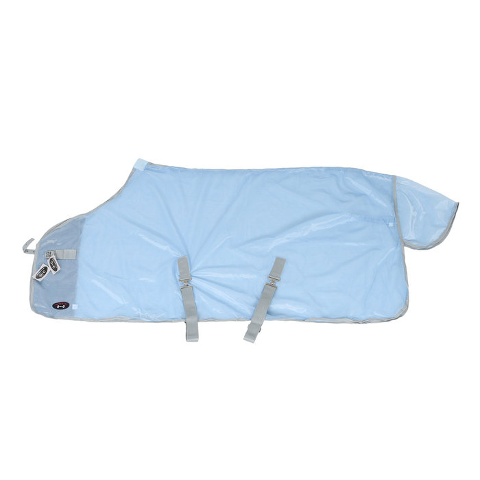 Попона москитная с подпузными ремнями, голубой, 145 см - Фото 1