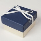 УЦЕНКА Коробочка подарочная под кольцо «Замшевый бантик», 5×5 (размер полезной части 4.5×4.5 см), МИКС - Фото 5