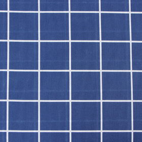 Пододеяльник 1.5-спальный «Экономь и Я. Таттерсол», 147×210 см, синий, бязь