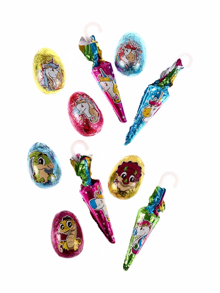 УЦЕНКА Яйца шоколадные «Сказочные звери», 111 г (до 01.08.2025) - Фото 1