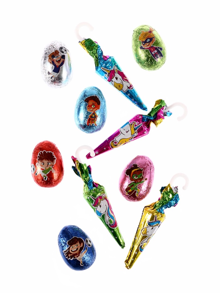 УЦЕНКА Яйца шоколадные «Шоколадный подарок», 123 г (до 01.08.2025) - Фото 1