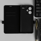Чехол BoraSCO Book Case для Xiaomi Redmi Note 13 Pro+, черный - Фото 2