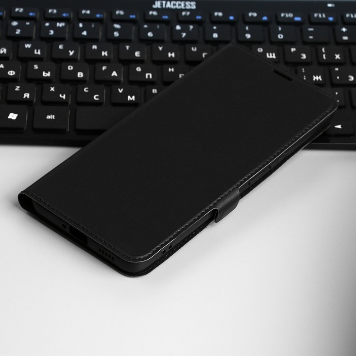 Чехол BoraSCO Book Case для Xiaomi Redmi Note 13 Pro+, черный