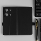Чехол BoraSCO Book Case для Xiaomi Redmi Note 13 Pro 4G, черный - фото 321501285