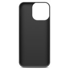 Чехол BoraSCO для  iPhone 14 Pro Max, матовый, силикон, черный - Фото 2