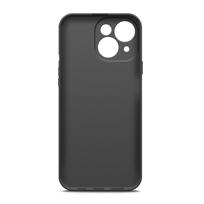 Чехол BoraSCO для  iPhone 15, матовый, силикон, черный
