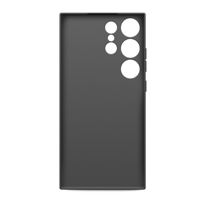 Чехол BoraSCO для Samsung Galaxy S24 Ultra, матовый, силикон, черный