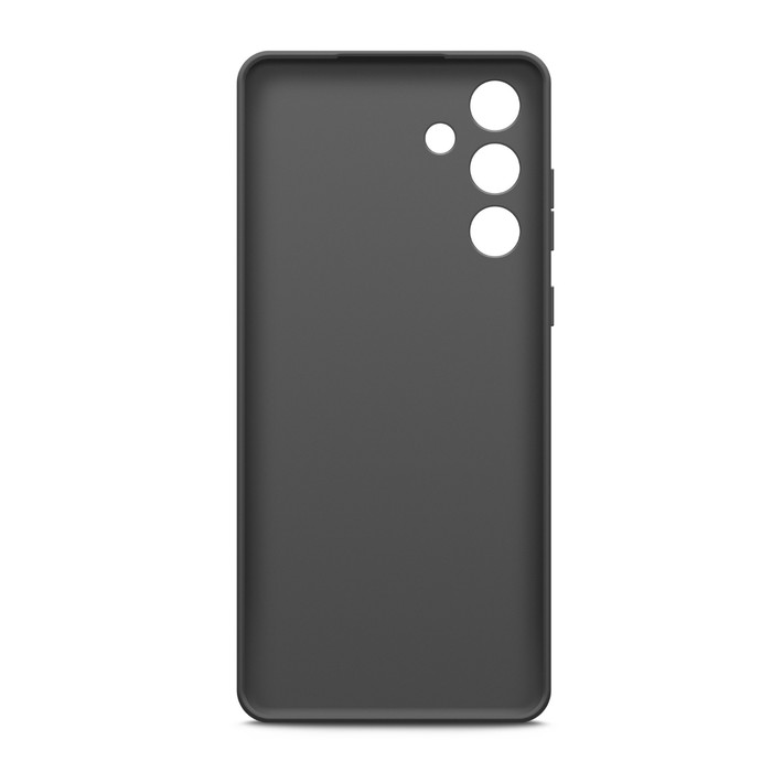 Чехол BoraSCO для Samsung Galaxy S24+, матовый, силикон, черный