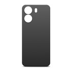 Чехол BoraSCO для Xiaomi Redmi 13C, матовый, силикон, черный - Фото 1