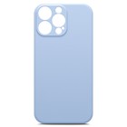 Чехол BoraSCO для iPhone 14 Pro Max,Soft Touch, силикон, микрофибра, лавандовый - фото 25942798