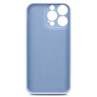 Чехол BoraSCO для iPhone 14 Pro Max,Soft Touch, силикон, микрофибра, лавандовый - Фото 2