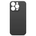Чехол BoraSCO для iPhone 14 Pro, Soft Touch, силикон, микрофибра, черный - фото 321501333