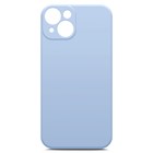 Чехол BoraSCO для iPhone 14, Soft Touch, силикон, микрофибра, лавандовый - Фото 1